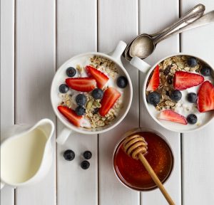 Menu smoothie bowl